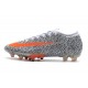 Botas Nike Mercurial Vapor 13 Elite AG-PRO CR7 Blanco Total Naranja Negro