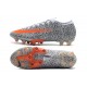 Botas Nike Mercurial Vapor 13 Elite AG-PRO CR7 Blanco Total Naranja Negro