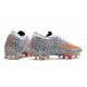 Botas Nike Mercurial Vapor 13 Elite AG-PRO CR7 Blanco Total Naranja Negro