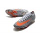 Botas Nike Mercurial Vapor 13 Elite AG-PRO CR7 Blanco Total Naranja Negro