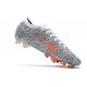 Botas Nike Mercurial Vapor 13 Elite AG-PRO CR7 Blanco Total Naranja Negro