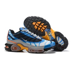 Zapatillas Nike Air Max Plus QS Hombre - Blanco Azul Naranja