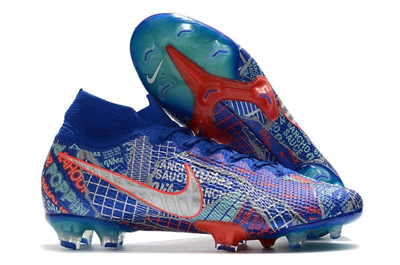 Nike Mercurial Superfly 7 Elite FG Sancho SE11 Azul Blanco Rojo
