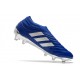 Botas de fútbol ADIDAS Copa 20+ FG Azul Royal Plateado metalizado