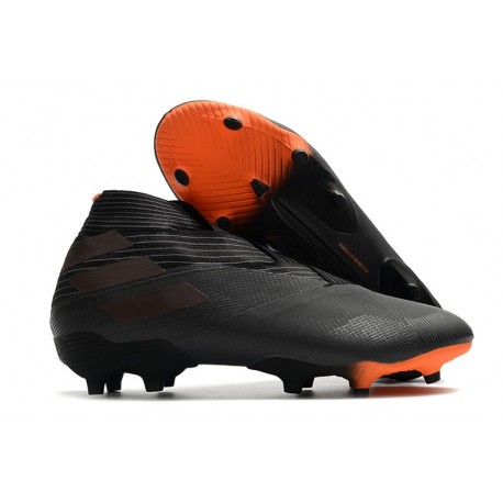 adidas Nemeziz 19+ FG Botas y Zapatillas de Fútbol Negro Naranja Señal