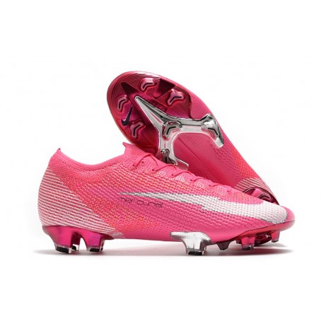 Nike Mercurial Vapor 13 Elite FG x Mbappé Explosión Rosa Blanco Negro