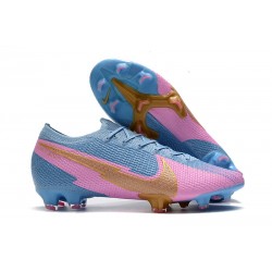 Botas Nike Mercurial Vapor XIII Elite FG Azul Rosa Oro