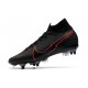 Nike Mercurial Superfly 7 Elite SG-PRO Anti-Clog Negro Rojo