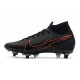 Nike Mercurial Superfly 7 Elite SG-PRO Anti-Clog Negro Rojo