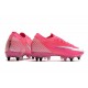 Nike Mercurial Vapor XIII Elite SG-Pro AC x Mbappé Rosa Blanco Negro