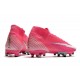 Nike Mercurial Superfly 7 Elite AG Mbappé Explosión Rosa Blanco Negro