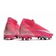 Nike Mercurial Superfly 7 Elite AG Mbappé Explosión Rosa Blanco Negro