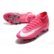 Nike Mercurial Superfly 7 Elite AG Mbappé Explosión Rosa Blanco Negro