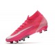 Nike Mercurial Superfly 7 Elite AG Mbappé Explosión Rosa Blanco Negro