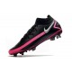 Bota Nike Phantom GT Elite Dynamic Fit FG Negro Plateado Explosión Rosa