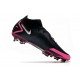 Bota Nike Phantom GT Elite Dynamic Fit FG Negro Plateado Explosión Rosa