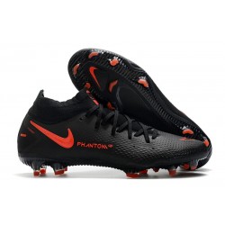 Bota Nike Phantom GT Elite Dynamic Fit FG Negro Rojo Chile Gris