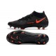 Bota Nike Phantom GT Elite Dynamic Fit FG Negro Rojo Chile Gris