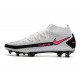 Bota Nike Phantom GT Elite Dynamic Fit FG Blanco Rosa Negro