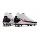 Bota Nike Phantom GT Elite Dynamic Fit FG Blanco Rosa Negro