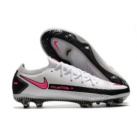 Botas de fútbol Nike Phantom GT Elite FG - Blanco Rosa Negro