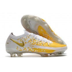 Botas de fútbol Nike Phantom GT Elite FG - Blanco Oro