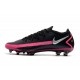 Botas fútbol Nike Phantom GT Elite FG - Negro Plateado Explosión Rosa