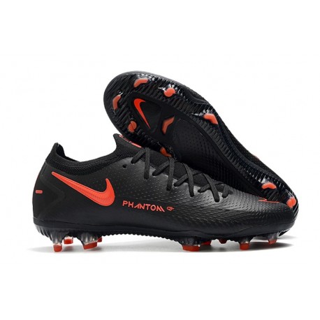 Botas de fútbol Nike Phantom GT Elite FG - Negro Rojo Chile Gris