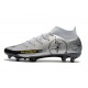 Nike Phantom GT Scorpion Elite DF FG Platino Plateado metalizado Negro