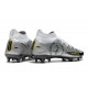 Nike Phantom GT Scorpion Elite DF FG Platino Plateado metalizado Negro