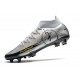 Nike Phantom GT Scorpion Elite DF FG Platino Plateado metalizado Negro