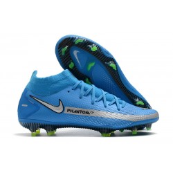 Bota Nike Phantom GT Elite Dynamic Fit FG Azul Plata