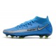 Bota Nike Phantom GT Elite Dynamic Fit FG Azul Plata