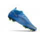 Bota Nike Phantom GT Elite Dynamic Fit FG Azul Plata