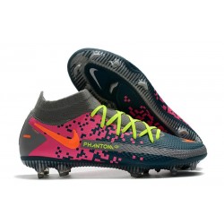 Bota Nike Phantom GT Elite Dynamic Fit FG Armada Gris Rosa