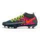 Bota Nike Phantom GT Elite Dynamic Fit FG Armada Gris Rosa