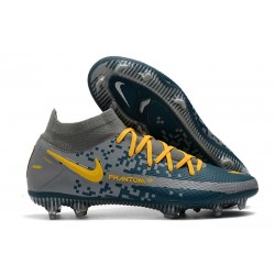 Bota Nike Phantom GT Elite Dynamic Fit FG Armada Gris Amarillo