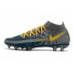 Bota Nike Phantom GT Elite Dynamic Fit FG Armada Gris Amarillo