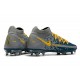 Bota Nike Phantom GT Elite Dynamic Fit FG Armada Gris Amarillo