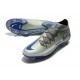 Bota Nike Phantom GT Elite Dynamic Fit FG Plata Azul