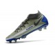 Bota Nike Phantom GT Elite Dynamic Fit FG Plata Azul