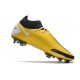 Bota Nike Phantom GT Elite Dynamic Fit FG Amarillo Negro Blanco