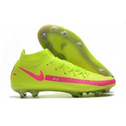 Bota Nike Phantom GT Elite Dynamic Fit FG Verde Rosa