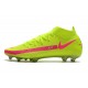 Bota Nike Phantom GT Elite Dynamic Fit FG Verde Rosa