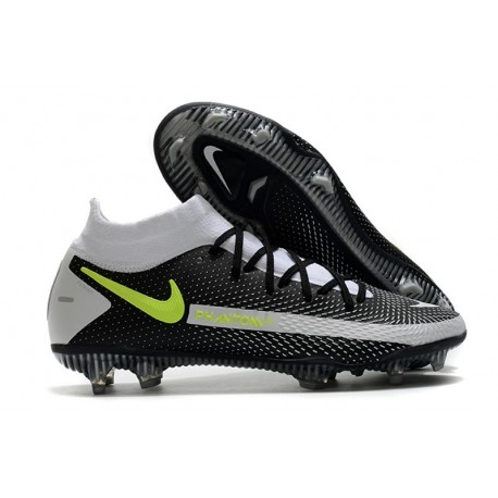 Nike Phantom GT Elite DF FG Fútbol Zapatillas - Negro Gris Verde