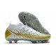 Nike Phantom GT Elite DF FG Fútbol Zapatillas - Blanco Oro