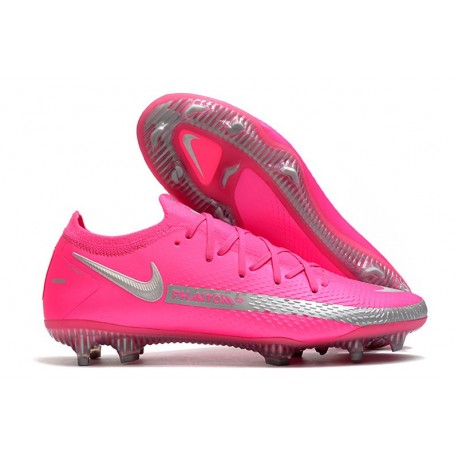 Nike 2021 Zapatillas Phantom GT Elite FG Rosa Plata