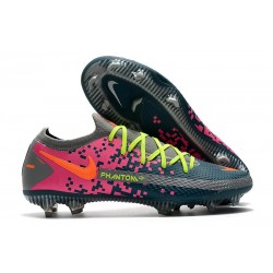 Nike 2021 Zapatillas Phantom GT Elite FG Azul Gris Rosa