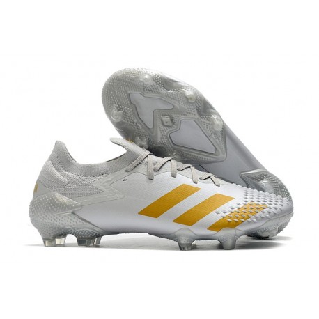 Zapatillas adidas Predator Mutator 20.1 Low FG Blanco Oro