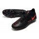 Botas de fútbol de hombre Phantom GT Elite DF AG-Pro Negro Rojo Chile Gris humo oscuro